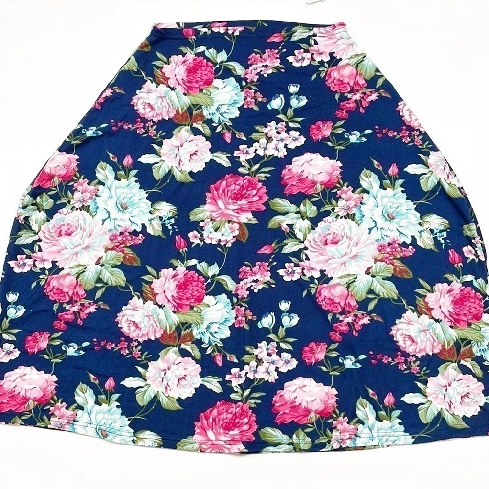 Navy floral 4-in-1 Nursing Cover, Car Seat Cover, Shopping Cart Cover & Scarf